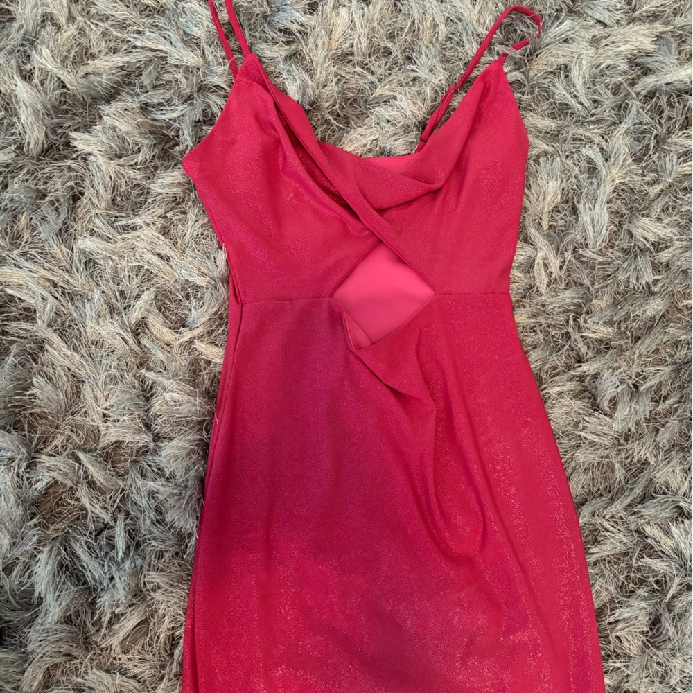 Lucy in the Sky Vibrant Pink Dress
